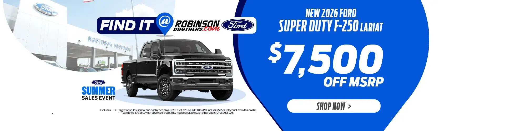New 2026 Ford F-250 Special